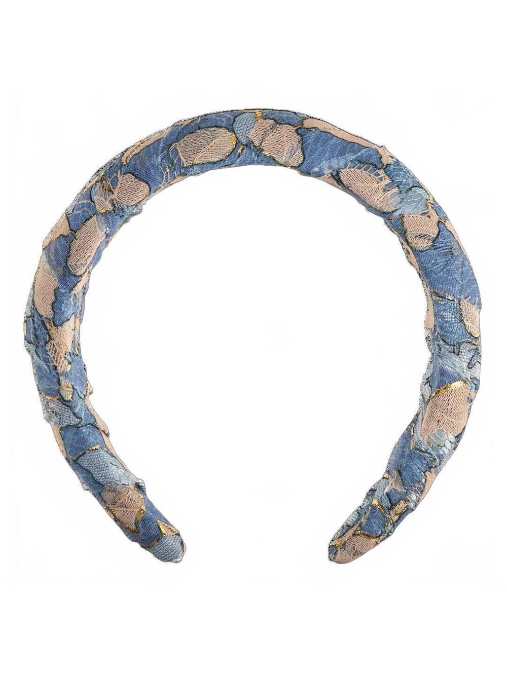 Conair Blue Floral Headband